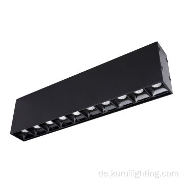 20W schwarzes Aluminium -LED -Einbautengitterlicht
